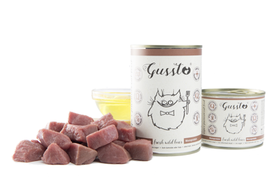 Gussto - mokra karma dla kota Dzik 200g/400g